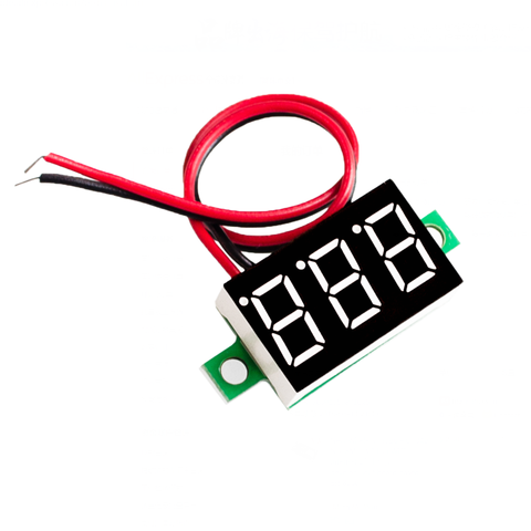 Voltmètre numérique de précision, vert, bleu, rouge, deuxième ligne, dc, tête LED, DC4.5V-30V ► Photo 1/2