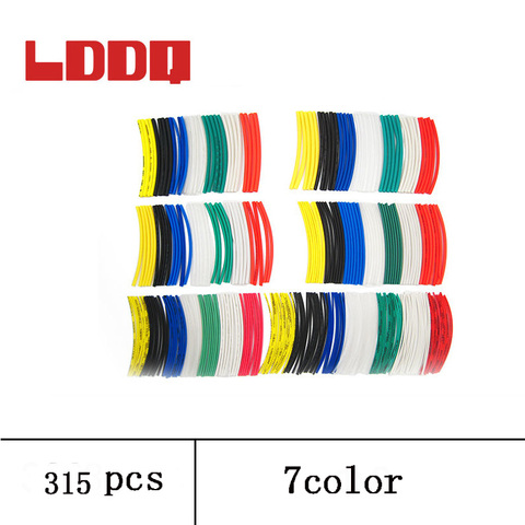 LDDQ – gaine thermorétractable 2:1, 315 pièces, manchon de câble d'isolation 1mm 1.5mm 2mm 2.5mm 3mm ► Photo 1/6