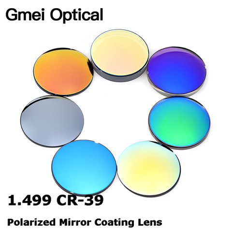 Gmei – lunettes de soleil polarisées pour myopie, verres optiques de Prescription, miroir en résine, indice Standard 1.499 CR-39 ► Photo 1/6