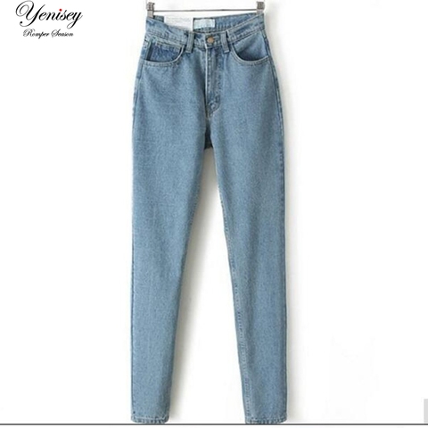 Denim jeans femmes Europe et le nouveau Dongyu Zhou avec rétro taille Jean Haren pantalon jeans ► Photo 1/6