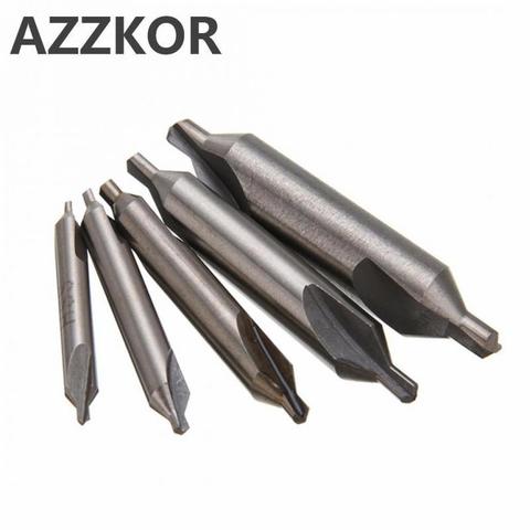 AZZKOR – perceuse centrale pour tourner les outils de fraisage, Machine, vente en gros, haute qualité, Double extrémité, foret pour métal, 60 degrés ► Photo 1/6