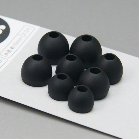 4 paires L M S XS Original écouteurs coque en Silicone manchon embouts d'oreille écouteurs pour dans l'oreille casque casque ► Photo 1/4