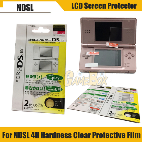 Haute Qualité Protecteur D'écran LCD Pour Nintend DS Lite Console Nintend DS Protéger Film D'écran Couleur Transparente ► Photo 1/5