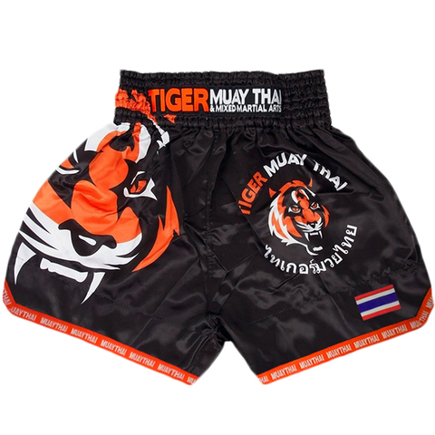 MMA Tiger Muay Thai boxe match de boxe Sanda formation respirant shorts muay thai vêtements Tigre de boxe Muay Thai mma ► Photo 1/6