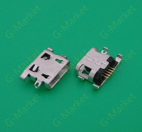 10 pièces/lot pour Lenovo A2010, tablette PC, connecteur Micro USB, prise de prise, mini Port de chargement, DC 5 broches ► Photo 1/4