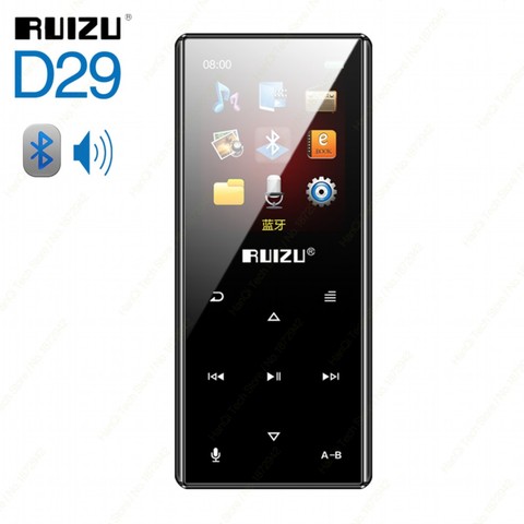 RUIZU – lecteur MP3 Bluetooth D29, lecteur de musique Portable, 8 go, avec haut-parleur intégré, prise en charge FM, enregistrement, E-Book, horloge, podomètre ► Photo 1/6