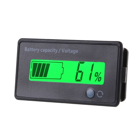 Indicateur de capacité de batterie au plomb 12V-84V voltmètre moniteur LCD ► Photo 1/6