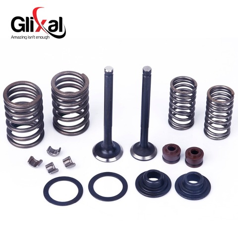 Glixal-jeu de Valves d'admission et d'échappement, 50cc, 80cc, 100cc, 139QMB, 139QMA, pour moteur de cyclomoteur chinois GY6, longueur 69mm ► Photo 1/5