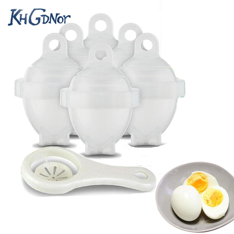 KHGDNOR-moules à œufs durs, en ébullition, œufs sans coquille, tasses de pocher avec séparateur d'œufs ► Photo 1/5