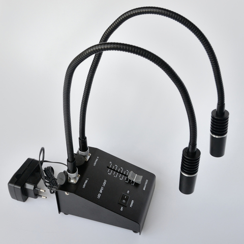 FYSCOPE – lampe LED pour Microscope, 6 watts, éclairage à double col de cygne ► Photo 1/4