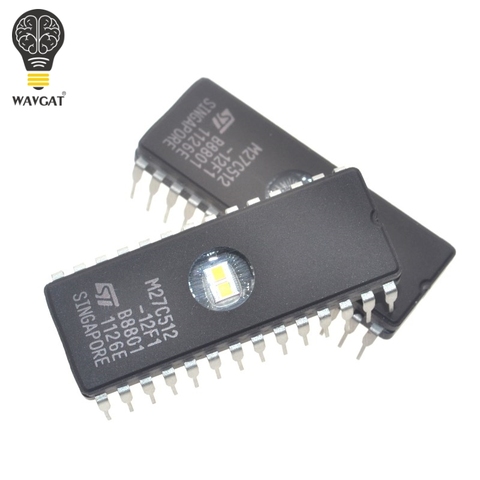 Livraison gratuite 10 pièces nouveau ST M27C512-12F1 M27C512-10F1 27C512 DIP-28 EPROM IC PUCES Lecteur IC ► Photo 1/5