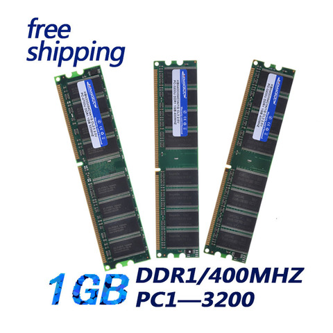 Promotion KEMBONA + livraison gratuite mémoire Ram DDR1 1G 400 Mhz 1 GB PC 3200 + mémoire vive pour ordinateur de bureau entièrement compatible ► Photo 1/2