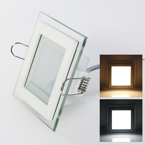 Spot lumineux carré encastrable pour le plafond, éclairage à intensité réglable, 6/9/12/18/24W, LED/3000/4000K, haute luminosité ► Photo 1/6