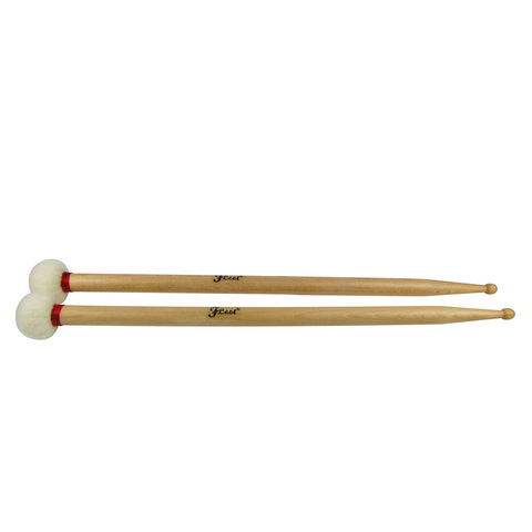 1 paire de têtes en feutre souple et tête 5B pour la cymbale, bâtons de tambour à Double extrémité, poids et équilibre parfaits ► Photo 1/6