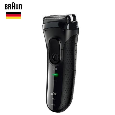 Braun – rasoir électrique série 3 3020S S3, rasoir à lames, pour barbe, soins du visage, tondeuse à cheveux longs, 100-240V ► Photo 1/6