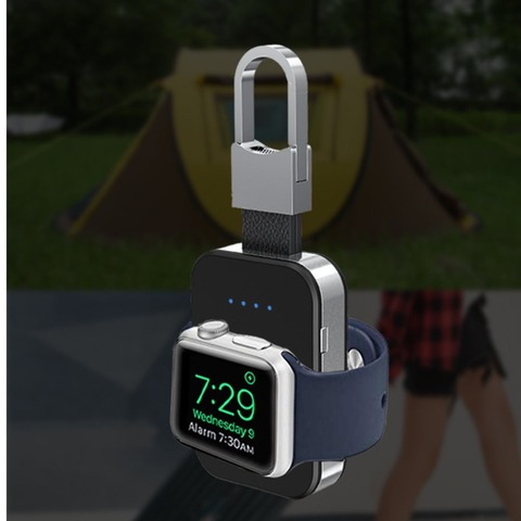 Chargeur Portable pour Apple Watch 4 44mm 40mm iWatch bande 42mm/38mm QI sans fil charge batterie externe Apple watch 3 2 1 accessoires ► Photo 1/6