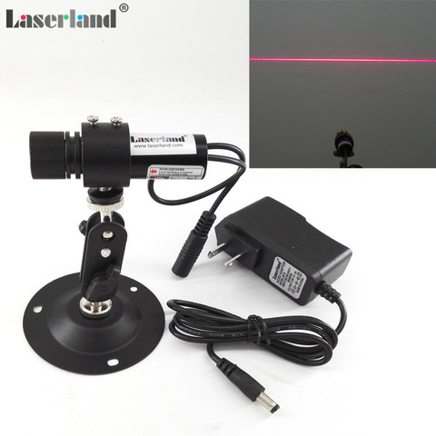 Laserland 2270 Focusable 650nm 660nm 20 mw 60 mw 100 mw Rouge Laser Ligne Générateur Rouge Laser Line Module Locator projecteur ► Photo 1/5