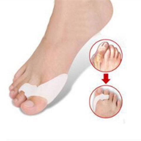 2 pièces orteils séparateur Gel pédicure civières Bunion protecteur pied lisseur Hallux Valgus correcteur fournitures orthopédiques ► Photo 1/6