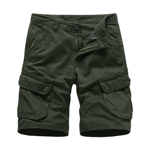 Shorts Cargo pour hommes, Short tactique militaire, en coton, pantalon court, ample, 2022, flambant neuf, décontracté ► Photo 1/5