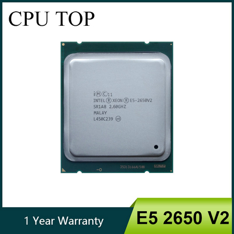 INTEL XEON E5-2650 V2 SR1A8 CPU 8 CORE 2.60GHz 20M 95W PROCESSEUR E5 2650 V2 ► Photo 1/2