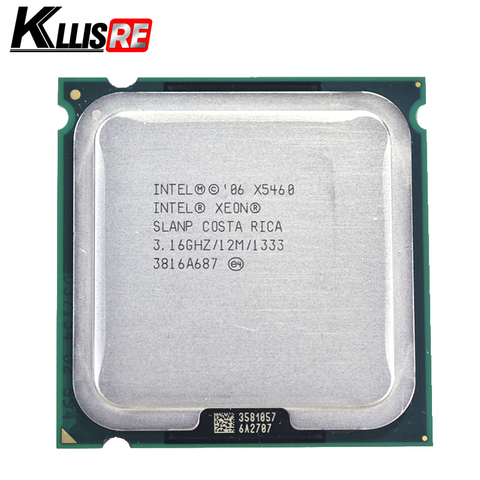 Processeur Intel Xeon x5460 3.16 GHz 12 M 1333 Mhz CPU fonctionne sur la carte mère LGA 775 ► Photo 1/4