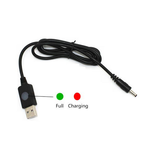 Câble de chargement USB 4.2V avec indicateur LED, 3 pièces/lot, pour lampe frontale, lampe torche ► Photo 1/5