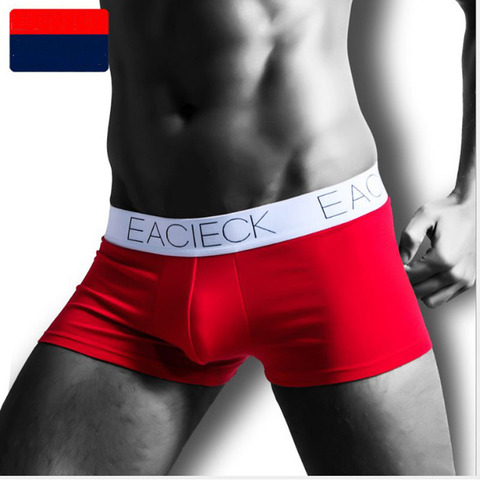 Boxer sexy pour hommes, absorbant la sueur, boxer en coton respirant, sous-vêtements pour hommes de taille moyenne ► Photo 1/6