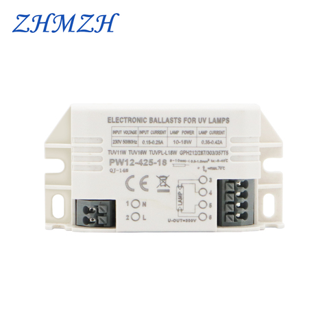 Ballasts électroniques universels 220V 4-18W pour lampe G23 UV G10q, lampe de désinfection germicide à ultraviolets G5 UVC, lampes de stérilisation ► Photo 1/5