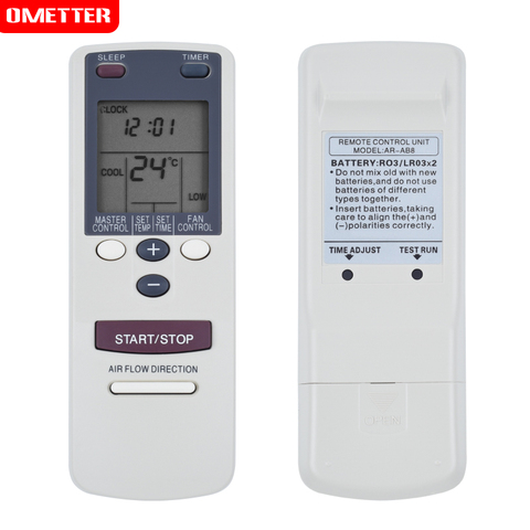 Climatiseur climatisation télécommande adapté pour fujitsu AR-AB8 AR-AB10 AR-AB9 AR-AB24 ► Photo 1/6