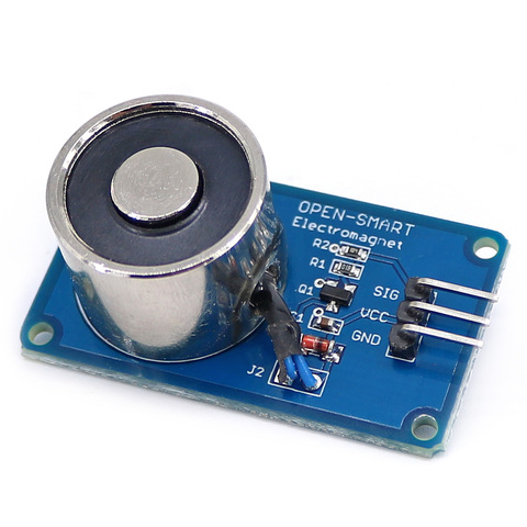 Aimant électrique de levage DC5V, 10N électroaimant ventouse Module de capteur pour Arduino UNO R3/OPEN-SMART/Mega2560 FZ3284 ► Photo 1/3