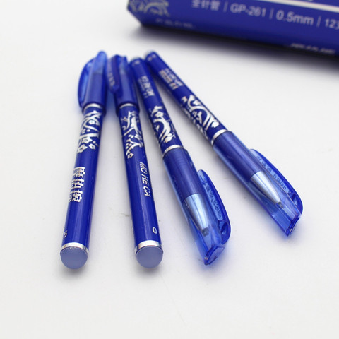 Stylo pilote effaçable Business Kawaii, stylo à encre Gel bleu noir, fournitures scolaires et de bureau, papeterie pour étudiants, stylos de dessin d'écriture, 0.5mm ► Photo 1/6