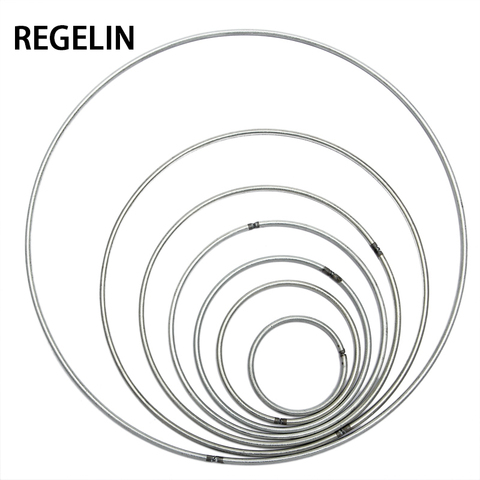 REGELIN – capteur de rêves de grande taille 400-35mm, anneaux ronds suspendus en métal, filet de bricolage, 10 pièces ► Photo 1/6