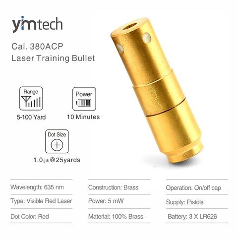 Cartouche Laser pour l'entraînement au tir à sec et la Simulation de tir, cartouche d'entraîneur, 380acc ► Photo 1/6