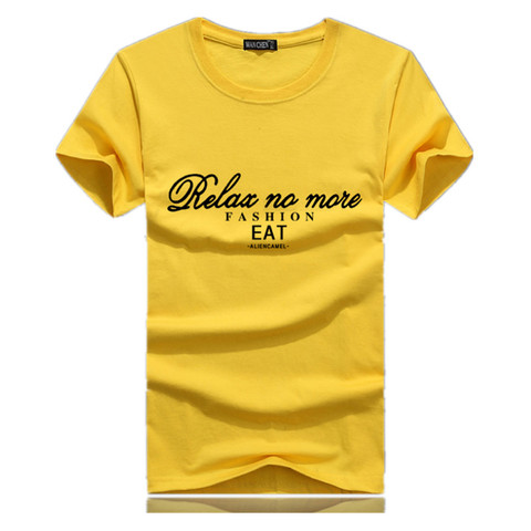 T-Shirt de marque pour hommes, à la mode, couleur unie, manches, en coton, décontracté t-shirts, grande sizeS-5XL ► Photo 1/6