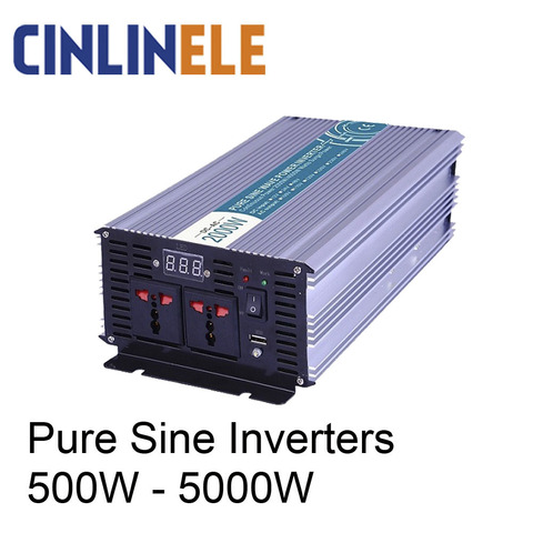 Smart Pur Onde sinusoïdale Onduleur 12 v 220 v Solaire Puissance 300 W 500 W 600 W 800 W 1000 W 1200 W 1500 W 2000 W 2500 W 3000 W 4000 W 5000 W ► Photo 1/6