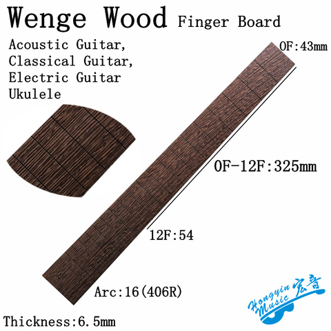 Matériel de fabrication de guitare wengé africaine, manche en bois, accessoires ► Photo 1/6