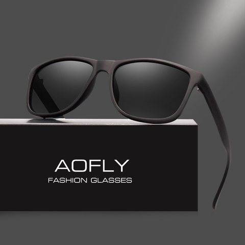 AOFLY marque Design lunettes De soleil polarisées hommes conduite lunettes De soleil Vintage rétro miroir lunettes lunettes homme Gafas De Sol AF8031 ► Photo 1/6