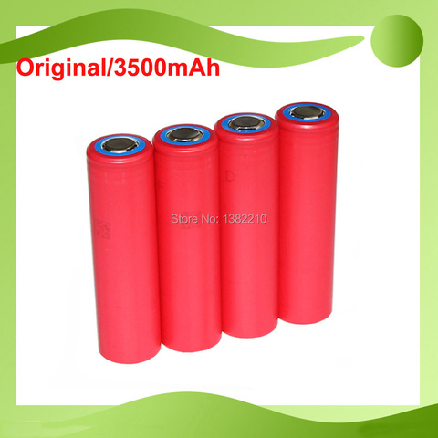 Sanyo – batterie Li-ion originale, 3.6V, 18650 mAh, 3500mAh, 10a, décharge continue, 6 pièces/lot ► Photo 1/3