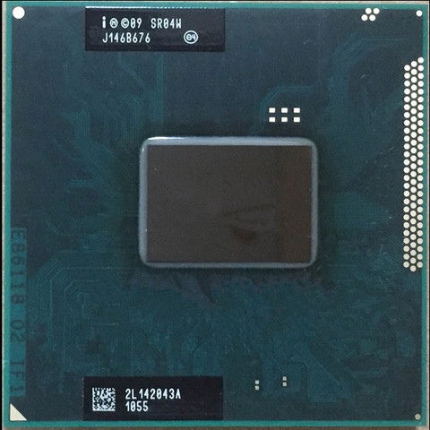 PC portable Intel Core i5 2430M i5-2430M SR04W 2.40GHz Dual-Core processeur d'unité centrale prise G2 988pin peut fonctionner ► Photo 1/1