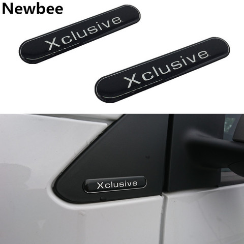 Newbee – autocollant adhésif 3D réfléchissant universel pour voiture intelligente, Logo emblème exclusif, miroir latéral, décoration, pour bropus 2007 – 2017 ► Photo 1/6