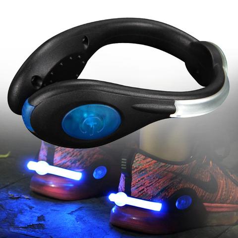 Clip lumineux LED Rechargeable pour chaussures, lumière de sécurité en extérieur, Signal d'avertissement, réfléchissant, équipement de course nocturne pour coureurs ► Photo 1/6