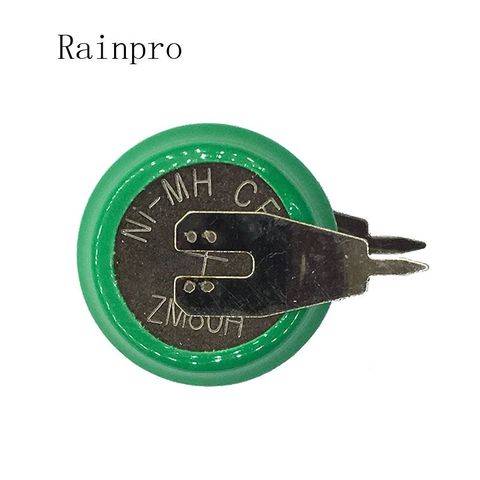 Rainpro 1 PCS/LOT 1.2V 80mAh Ni-MH Ni MH Batteries avec broches batterie bouton Rechargeable pour minuterie ► Photo 1/2