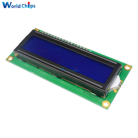 Écran rétro-éclairage bleu IIC I2C TWI SPI Interface série 1602 16X2 16x2 caractères carte de Module LCD numérique 5V pour Arduino ► Photo 1/6