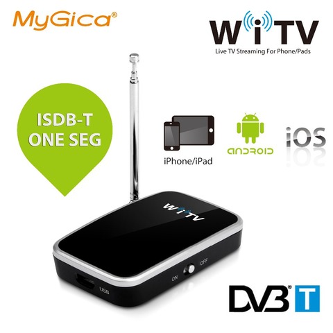 Isdb-t dvb-t Geniatech Mygica WiTV watch tv pour iPad iPhone/appareils Android sans fil isdb t one seg WiFi TV tuner récepteur ► Photo 1/6