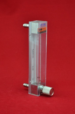 Lzb-3, rotamètre en verre pour débitmètre de gaz/air avec valve de contrôle. Petite plage de mesure, il peut ajuster le débit ► Photo 1/1
