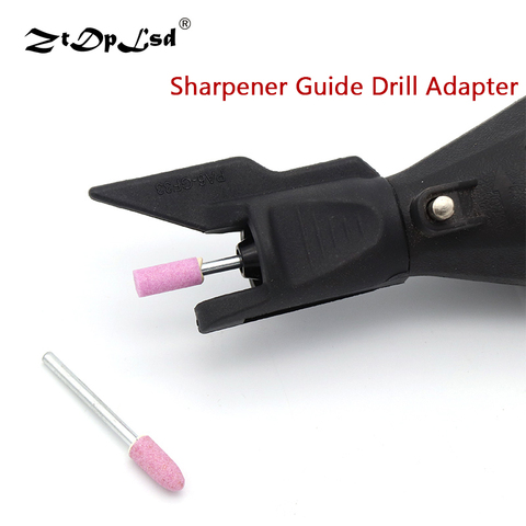 ZtDpLsd 1 pièces aiguiseur Guide perceuse adaptateur scie affûtage accessoire pour Dremel outils électriques rotatifs Mini accessoires ensemble ► Photo 1/1