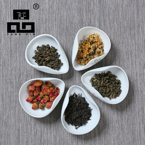 TANGPIN-outils à café et à thé, cuillères à thé en céramique, accessoires en céramique service à thé kung fu chinois ► Photo 1/5