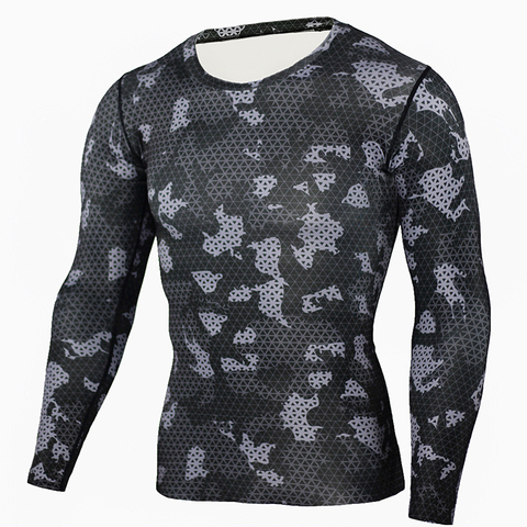 Chemise thermique à séchage rapide pour homme, sous-vêtement de sport, pyjama ► Photo 1/6