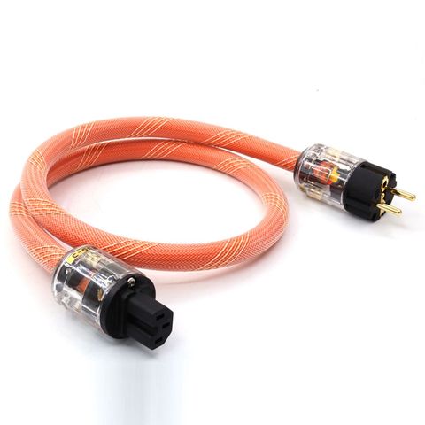 Câble d'alimentation audio Hifi 5N OCC AC, P-029E EU, connecteur Iec c-029, câble d'alimentation ► Photo 1/6
