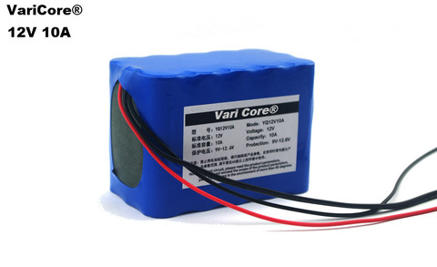 Pack de batterie lithium-ion 12 V, 10 Ah, 10000 mah, lampe au xénon LED, alimentation mobile numérique d'urgence ► Photo 1/1